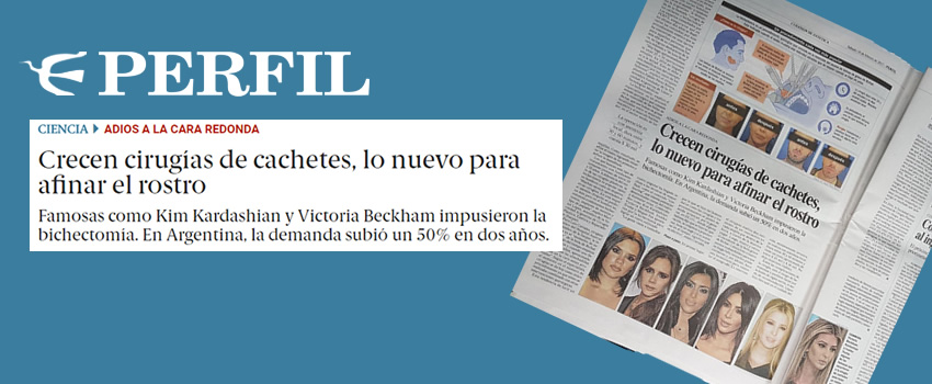 Entrevista en diario Perfil sobre Ciruga de Afinamiento de Rostro