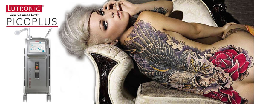Conoc cmo funciona el PicoPlus para borrar tatuajes